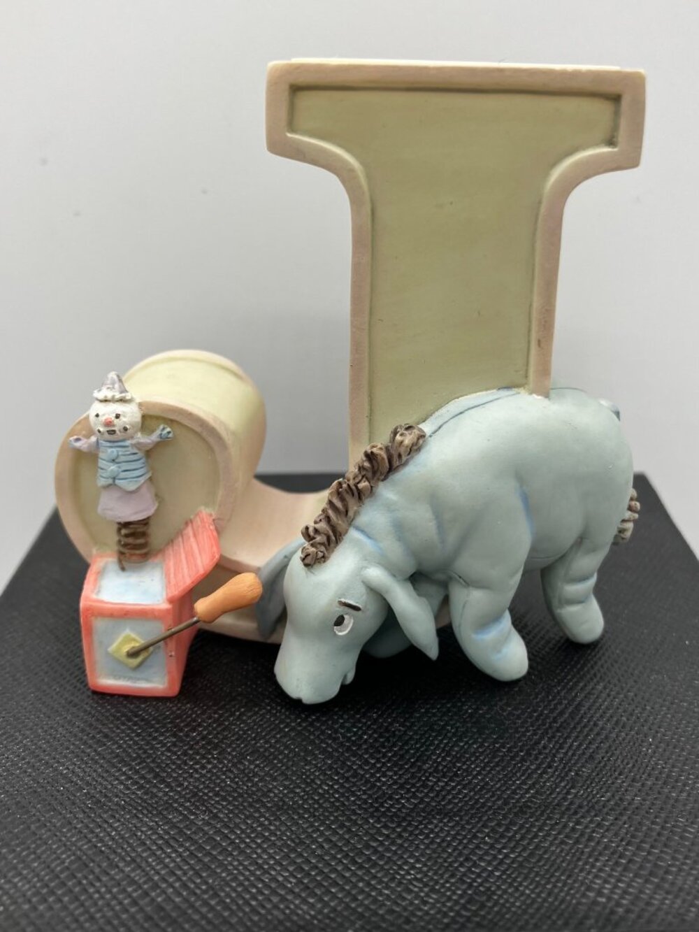 Disney Eeyore Letter "J" Nursery Decor Pooh Classic Collections 2.75"H